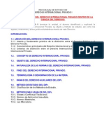 Unidad I. Ubicaciã"n Del Derecho Internacional Privado Dentro de La Ciencia Del Derecho.