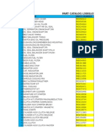 PART CATALOG L300 (L039W, ENGGINE MODEL:4D56,2500CC) : No Parts Name Parts Number