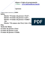 Vídeo Aulas de Algoritmos e Lógica de Programação PDF