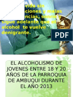 Trabajo de Exposicion Del Alcoholismo