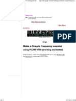 Make A Simple Frequency Counter Using PIC16F877A (Working and Tested) - Ehobbyprojects