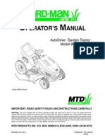 YardMan by MTD Model 804 Manual