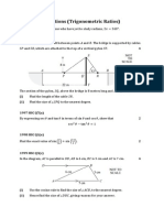 HSC Exam Questions (Trigonometric Ratios)