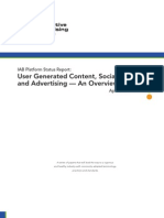 UGC, Social Media and Advertising, An Overview, IAB Platform, 2008