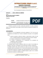 Informe Ampliacion de Plazo Nº01