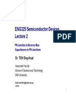 ENG325 Semiconductor Devices: Dr. TOH Eng-Huat