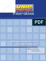 Orientação e Práticas em Projetos Na Infância - Unidade I