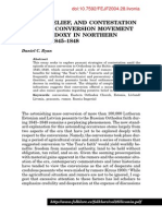 RUMOR, BELIEF, AND CONTESTATION AMID THE CONVERSION MOVEMENT TO ORTHODOXY IN NORTHERN LIVONIA, 1845-1848 Daniel C. Ryan