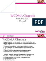 WCDMA Channels: 10th Aug 2007 Deepak