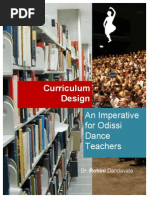 Curriculum Design: An Imperative For Odissi Dance Teachers