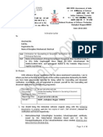 SampleIntimationletter PDF