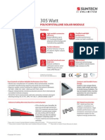 Datasheet Solar Panels