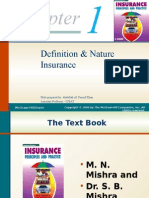 Chapter 1 (Definition and Nature of Insurance)