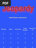 Solar System Jeopardy