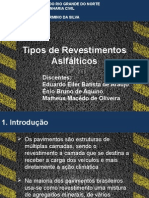 Tipos de Revestimentos Asfálticos