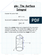 Example The Surface Integral