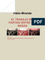 Pablo Miranda-Trabajo Del Partido Entre Las Masas (BMSB 2015)