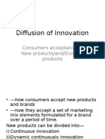 Diffusion of Innovation