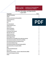 Humanitarian Jobs and Opportunities - 4.1.15