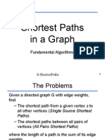 Shortest Paths in A Graph: Fundamental Algorithms