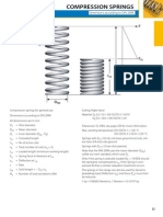 Dimensions According To DIN 2098: Compression Springs