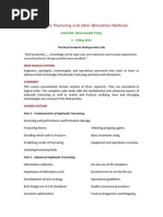 Hydraulic Fracturing Other Stimulation Methods May 14