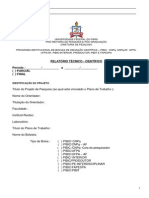 Modelo Relatorio Cientifico UNIVERSIDADE FEDERAL DO PARÁ PRÓ-REITORIA DE PESQUISA E PÓS-GRADUAÇÃO DIRETORIA DE PESQUISA