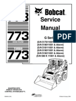 Bobcat 773 Service Repair Manual