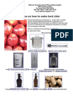 Instructions On How To Make Hard Cider