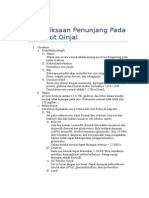 Pemeriksaan Penunjang Pada Penyakit Ginjal