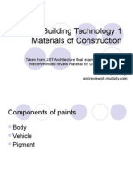 Architectural Reviewers - Building Materials