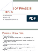 Phase III Clinical Trials - 2014-15