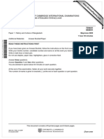 University of Cambridge International Examinations General Certificate of Education Ordinary Level