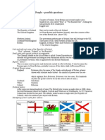 Britain - Country and People - Possible Questions: Territorial