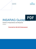 INSARAG Guidelines V2, Chapeau-Preparedness and Response