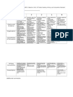 Persuasive Writing Project Rubric Student Name: (Based On CAS 11 Grade Reading, Writing, and Composition Standard 3.2)