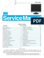 Aoc 712si TPVWH LCD Monitor Service Manual PDF