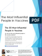 The Most Influential People in Vaccines