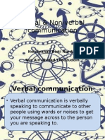 Verbal & Non-Verbal Communication