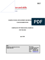 Example School Development and Implementation Plan Documentation