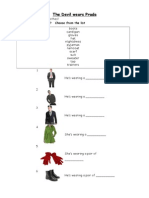 The Devil Wears Prada Worksheet