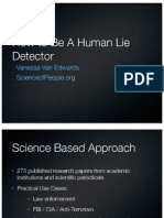 Slides How To Be A Human Lie Detector