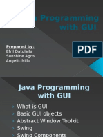 Java Programming With GUI Report