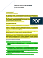 Constitución Titulo II Derechos en Ecuador