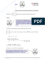 Ejercicio Discusión Rango de Una Matriz