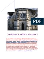 Architecture As Riddles in Stone Part 3