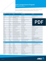 Complimentary Airport Lounge Access Program Terms Conditions