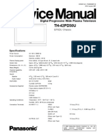 Service (Repair) Manual For Panasonic TH-42PD50U