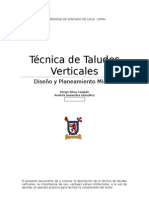 Técnica de Taludes Verticales