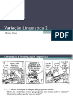 Variação Linguística